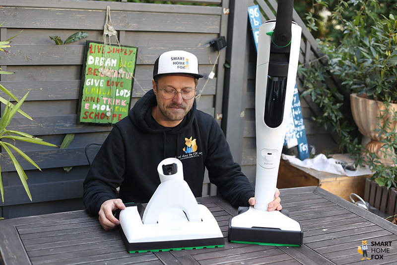 Der Vorwerk VK7 kann selbständig stehen